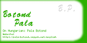 botond pala business card